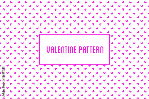 Vector heart seamless pattern. St Valentine design of hearts hand drawn art icons.