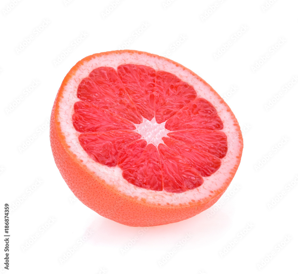 fresh grapefruit on white background fresh grapefruit on white background