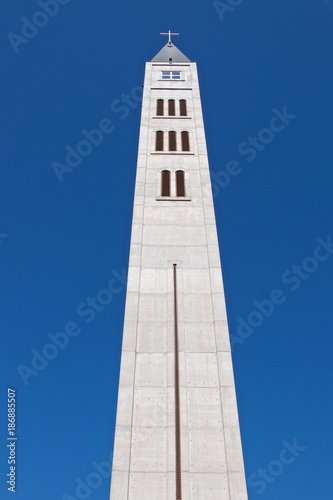 Peace bell tower in Mostar, Bosnia & Herzegovina 