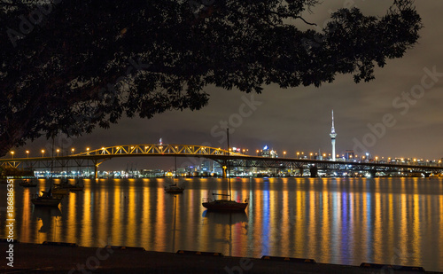 Auckland city by night  