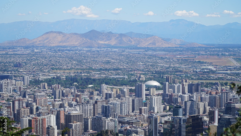 Fototapeta premium Santiago De Chile