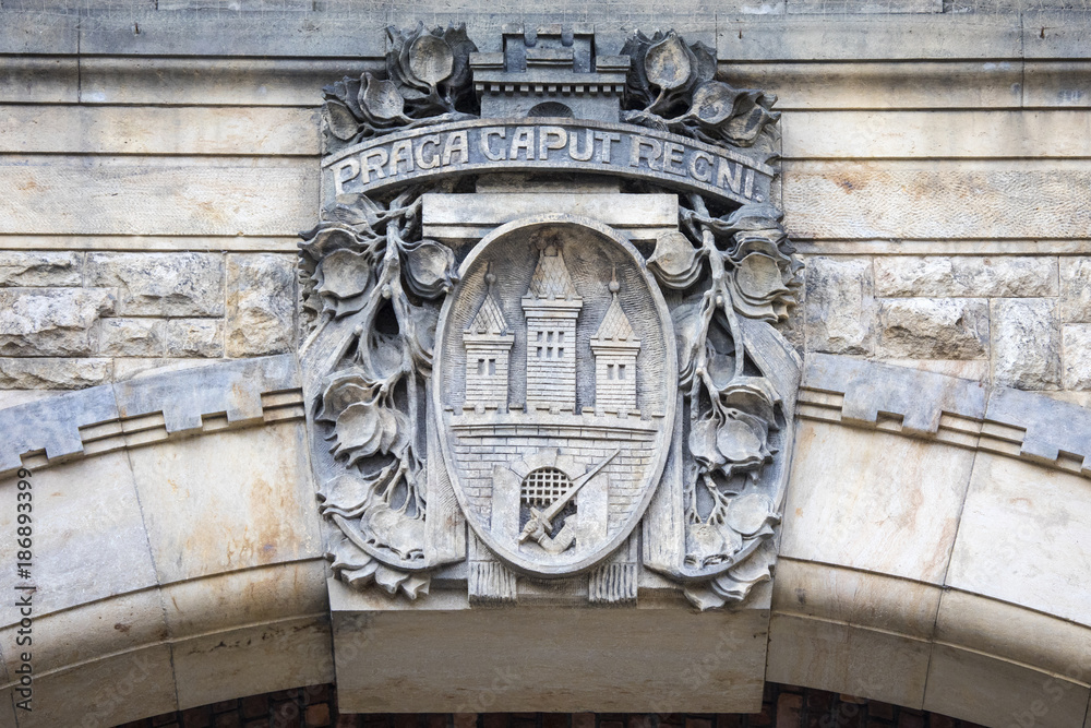 Fototapeta premium Prague Coat of Arms