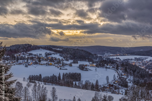 Klingenthal Sonnenuntergang 2017