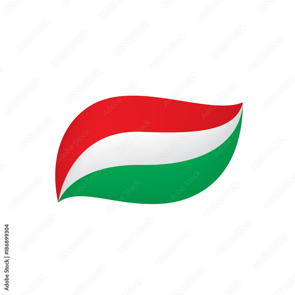 Hungary flag, vector illustration Hungary flag, vector illustration