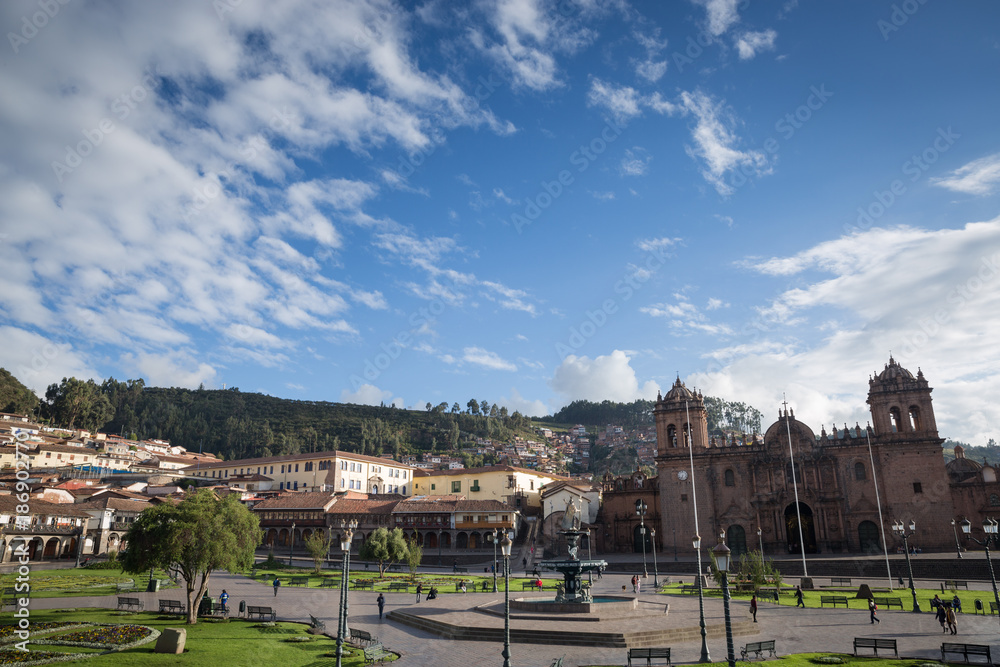 Cusco plaza de armas