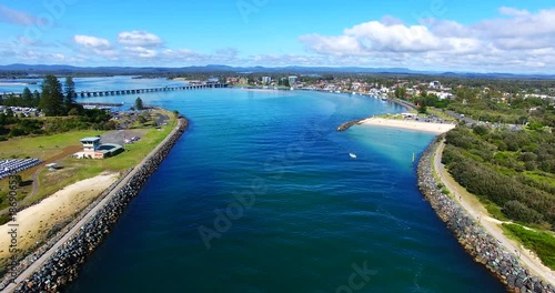 Wallpaper Mural Coastal city in Australia, aerial Torontodigital.ca