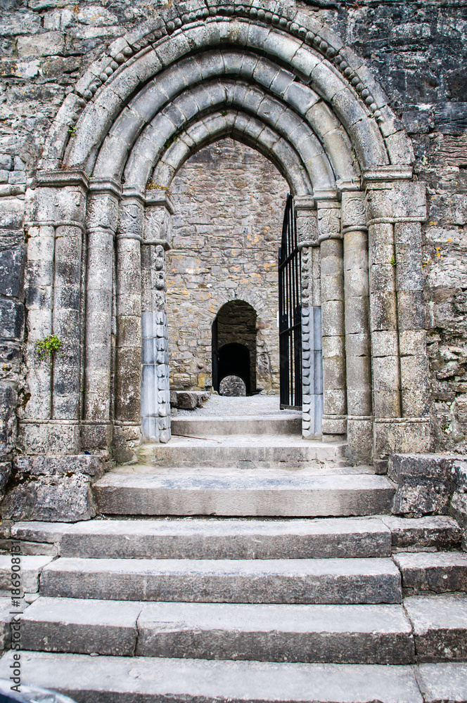Cong Abbey Doorway, Cong, County Mayo, Ireland Cong Abbey Doorway, Cong, County Mayo, Ireland