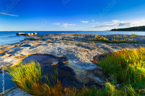 Beautiful coastline of Baltic sea, Sweden © Patryk Kosmider