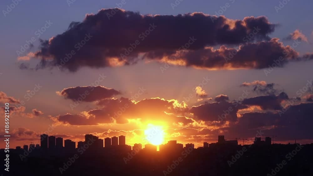 Time lapse beautiful sunset, Turkey Time lapse beautiful sunset, Turkey