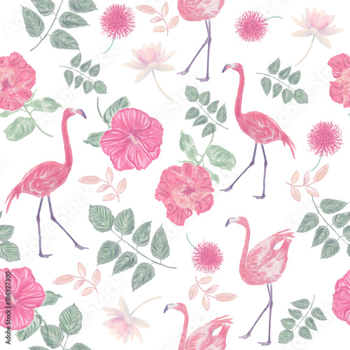 do-sypialni-z-kwiatami-i-flamingami