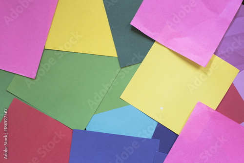 colorful paper as background. colourful origami paper