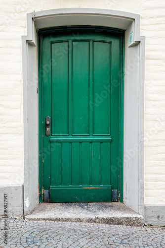  front door. Woods Door © EwaStudio