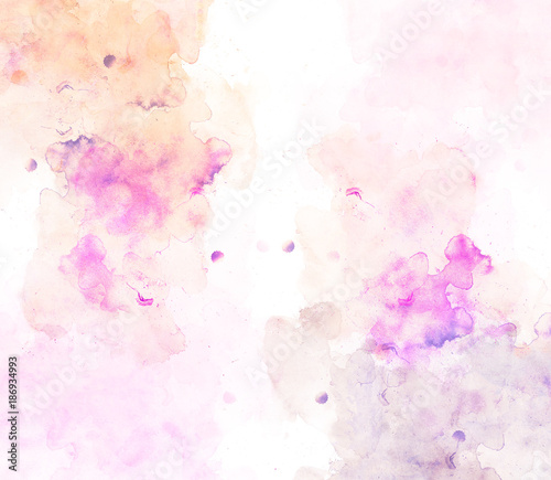 Abstract beautiful Colorful watercolor painting background, Colorful brush background..