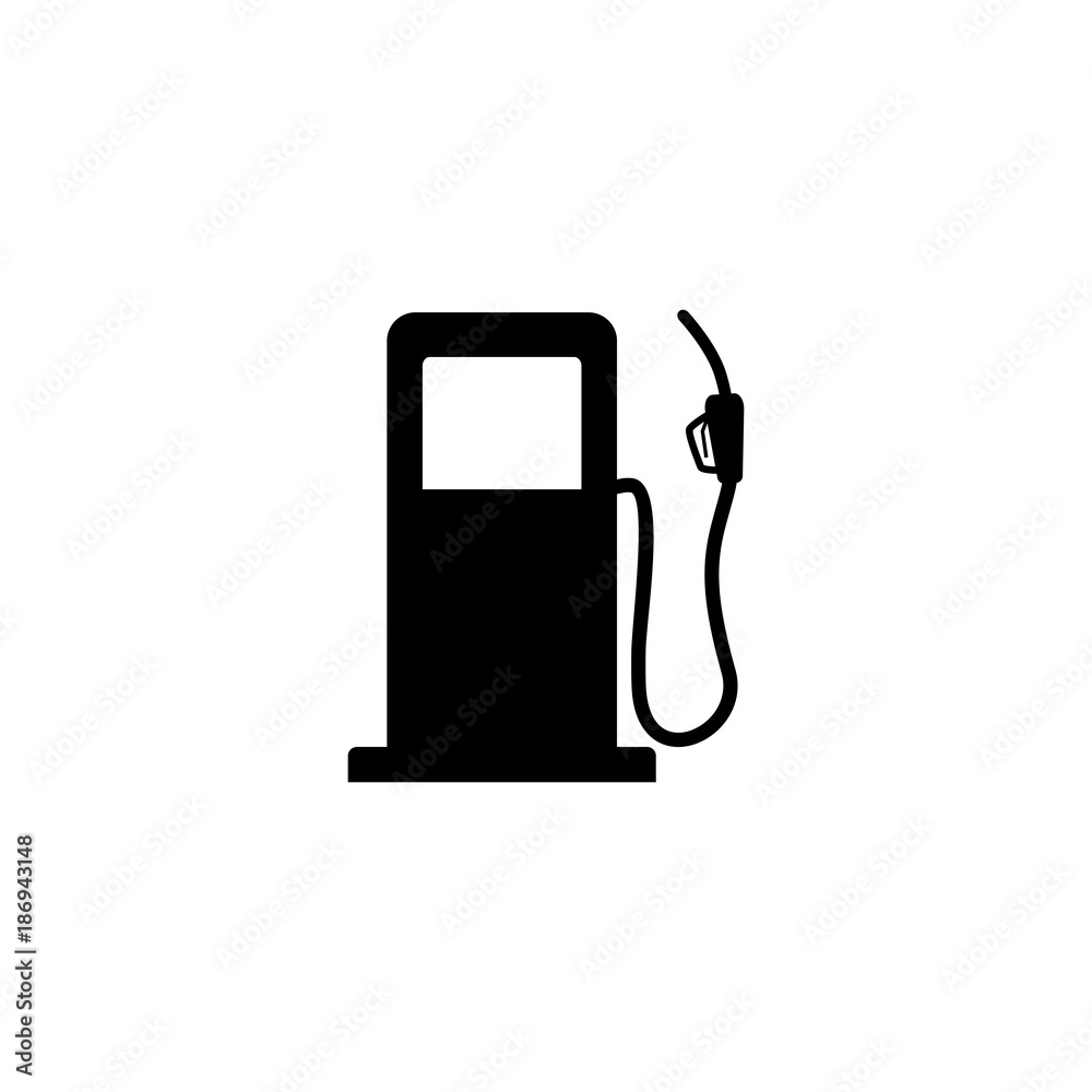 Fototapeta premium gas station vector icon