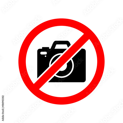 no camera photo vector icon