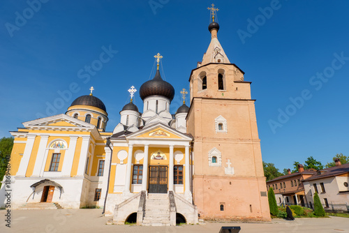 Ensemble of the Starytsky Svyato-Uspensky Monastery in city Staritsa, Tver region