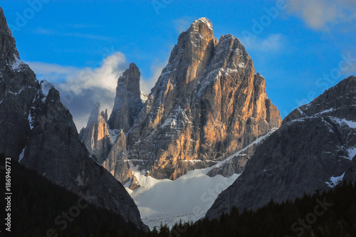 Italy Trentino Dolomites Sesto 