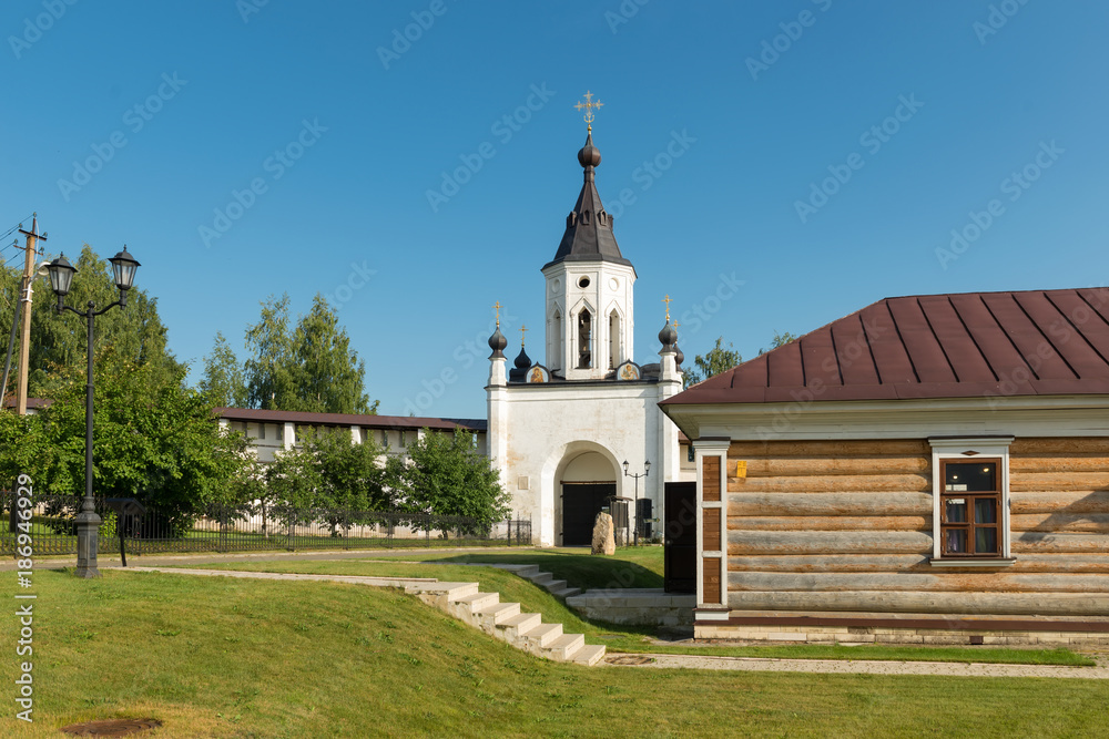 Ensemble of the Starytsky Svyato-Uspensky Monastery in city Staritsa, Tver region