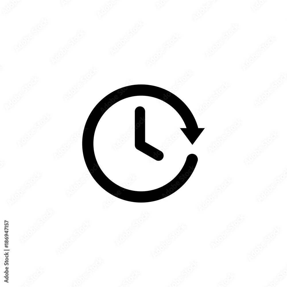 Passage of time vector icon Passage of time vector icon