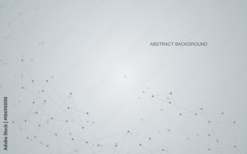 Vector connecting dots and lines. Global network connection. Geometric connected abstract background. Vector connecting dots and lines. Global network connection. Geometric connected abstract background.