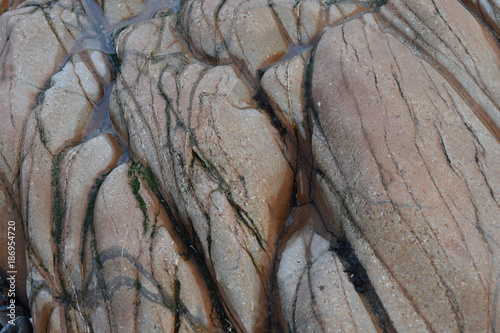 Eroded rock Cornish Coast