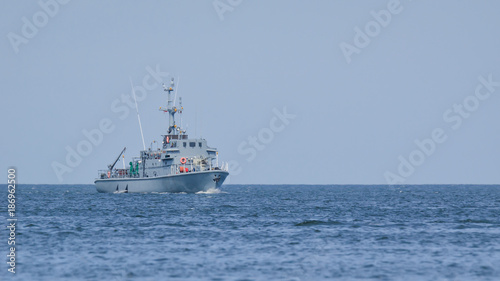 WARSHIP - Polish minesweeper on sea patrol