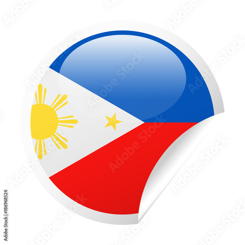 Free Download Philippines Flag Vector Round Corner Paper Icon - GFXLoad