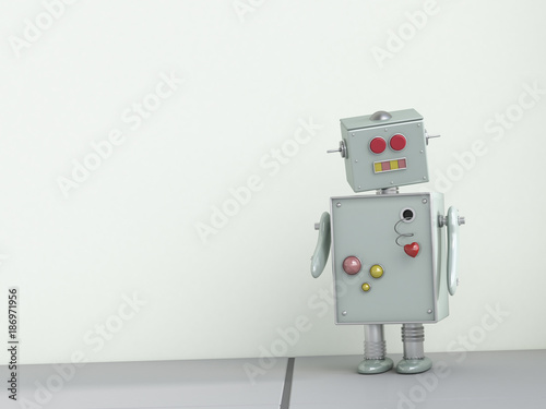 Robot with lovesickness, D Rendering