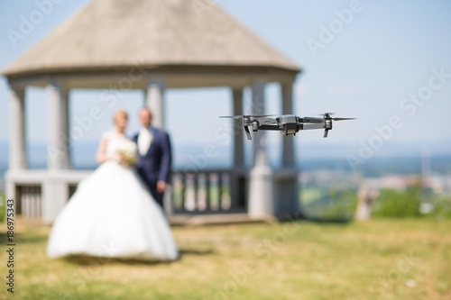 various exploitation of drones, example wedding photo
