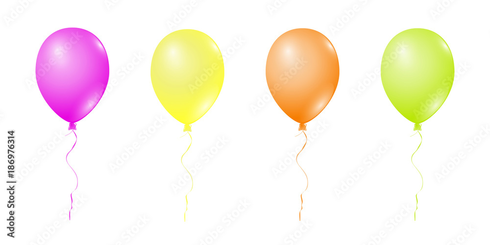 Ballons farbenfroh
