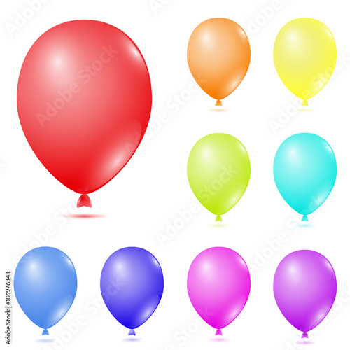 Ballons farbenfroh
