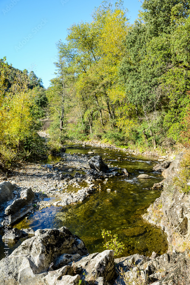 beautiful and colorful river mountain autumn fall season landscape sunset beautiful and colorful river mountain autumn fall season landscape sunset