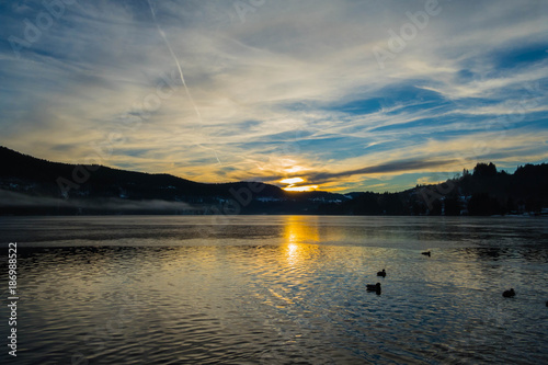 Winterabend am Titisee