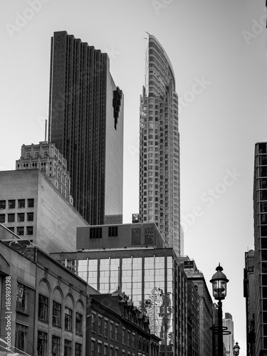 Low angle view of skyscrapers, Scotia Plaza, Toronto, Ontario, Canada photo
