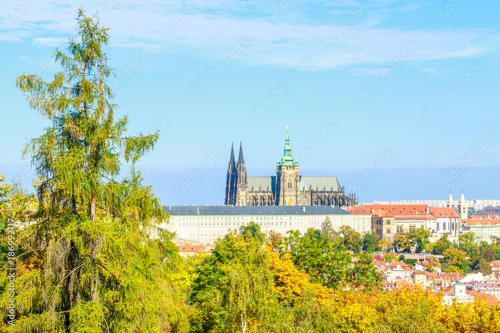 A panorama of Prague, Czech Republic