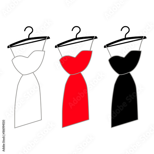 Collection of dresses