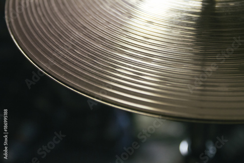 Close up of cymbal photo