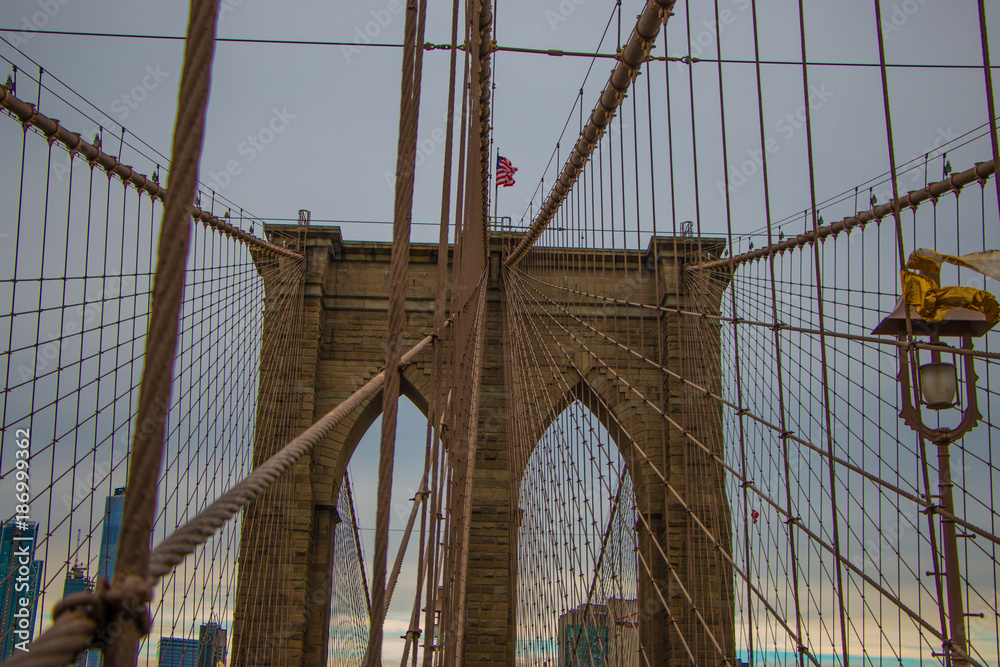 Obraz premium New York City - Brookly Bridge