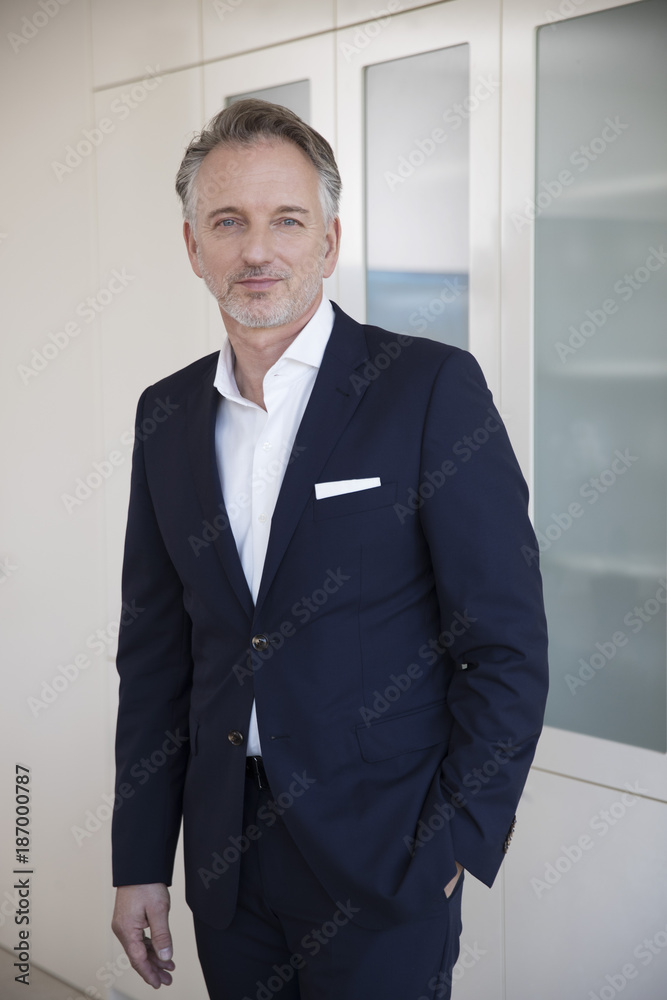 Businessman in office