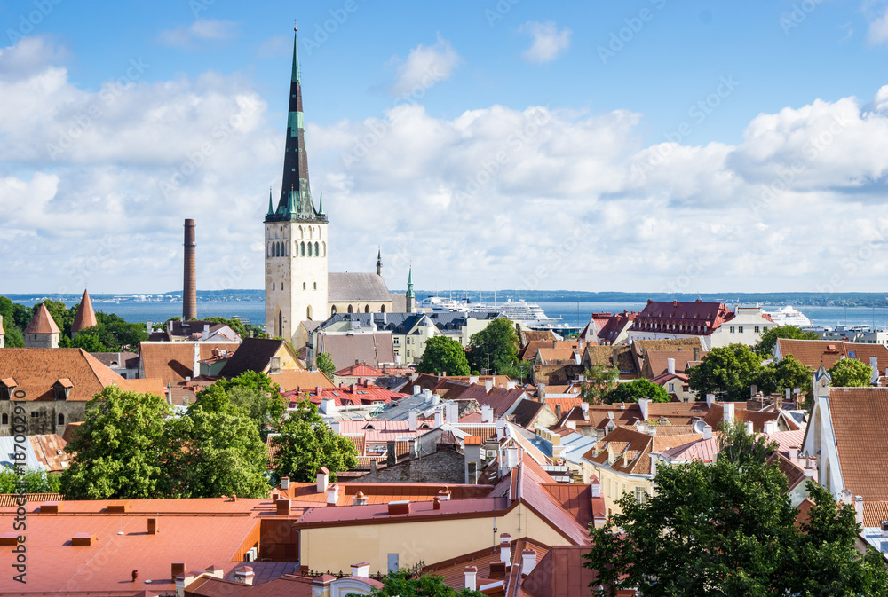 City of Tallinn - panoramic view