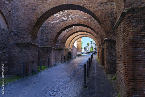 Archaeological area under the  Basilica dei Santi Giovanni e Paolo in Rome, Italy © U-JINN Photography