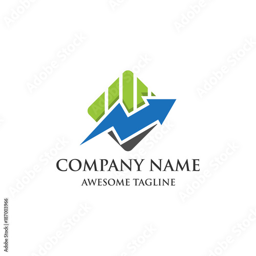 statistic financial logo Free Download statistic financial logo - GFXLoad