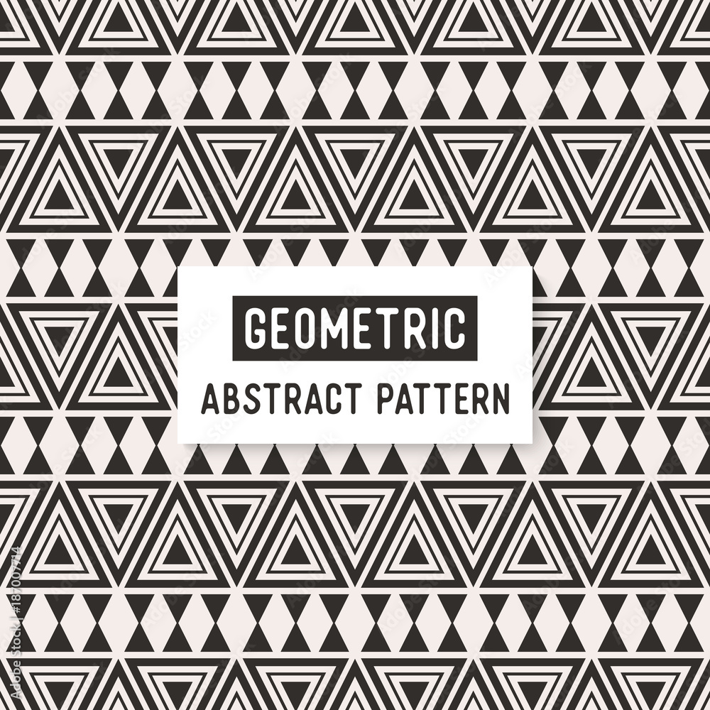 Abstract black and white seamless pattern. Abstract black and white seamless pattern.