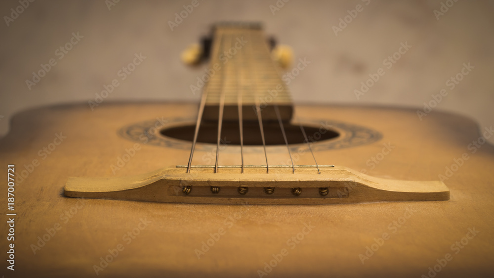 Fototapeta premium Guitar's Fretboard