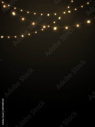 Black string lights