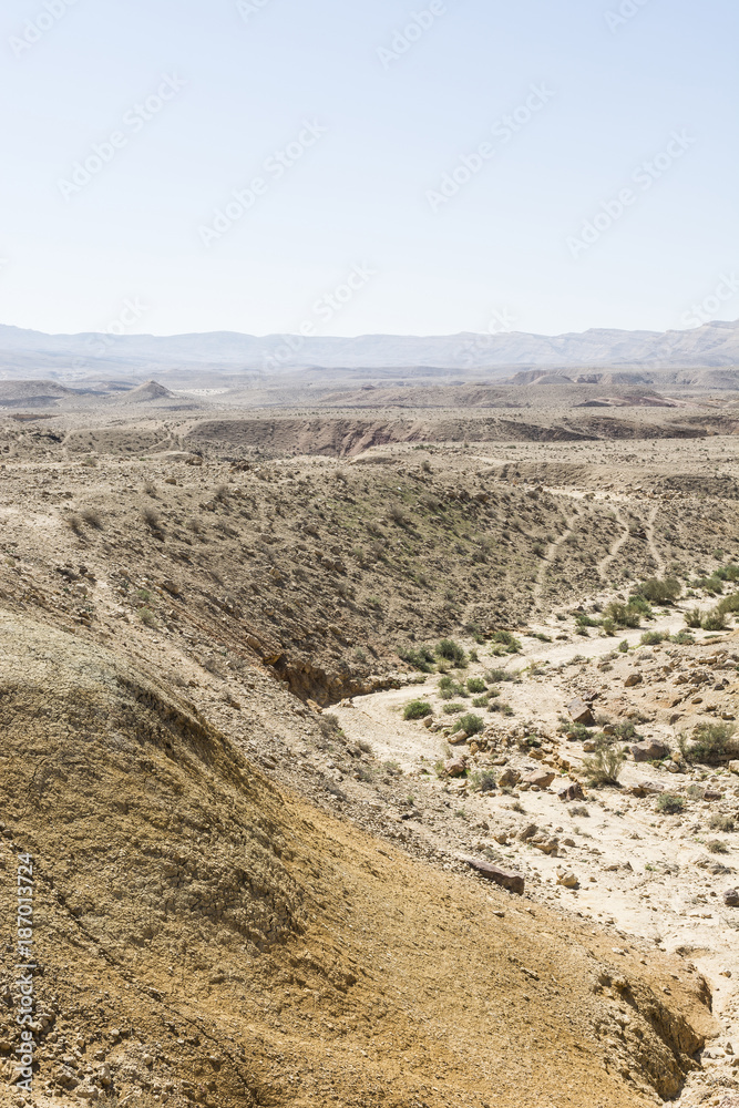 Dusty mountains in Israel desert Dusty mountains in Israel desert