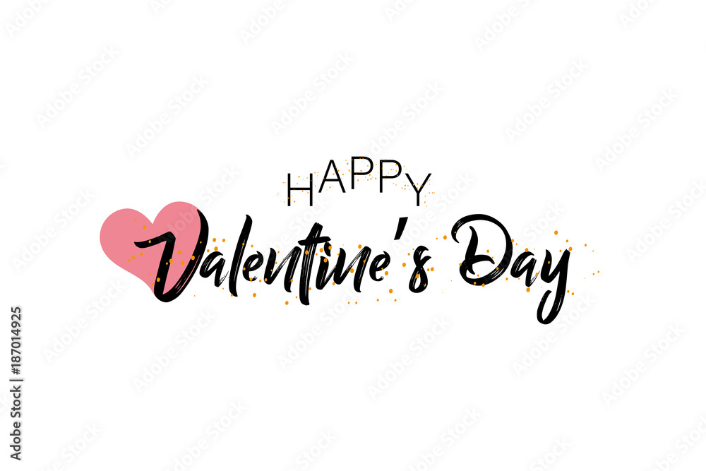 Illustration for St. Valentine's Day, vector on white background Illustration for St. Valentine's Day, vector on white background