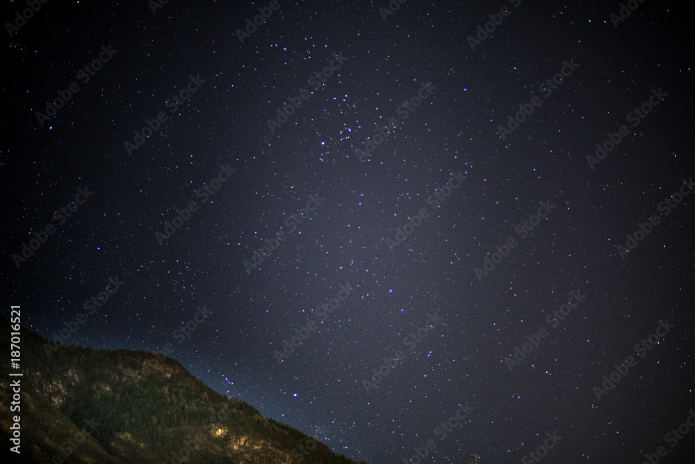 Fototapeta premium Astrophotography, South Tyrol, Italy.