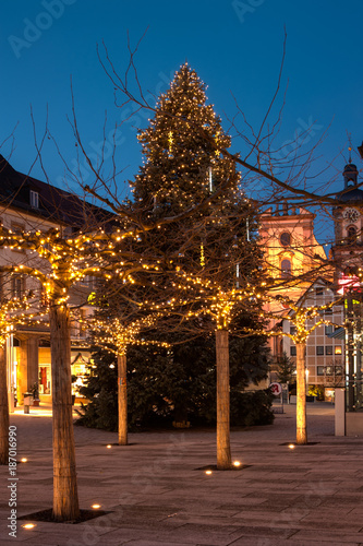 Weihnachtsbeleuchtung in Neckarsulm photo