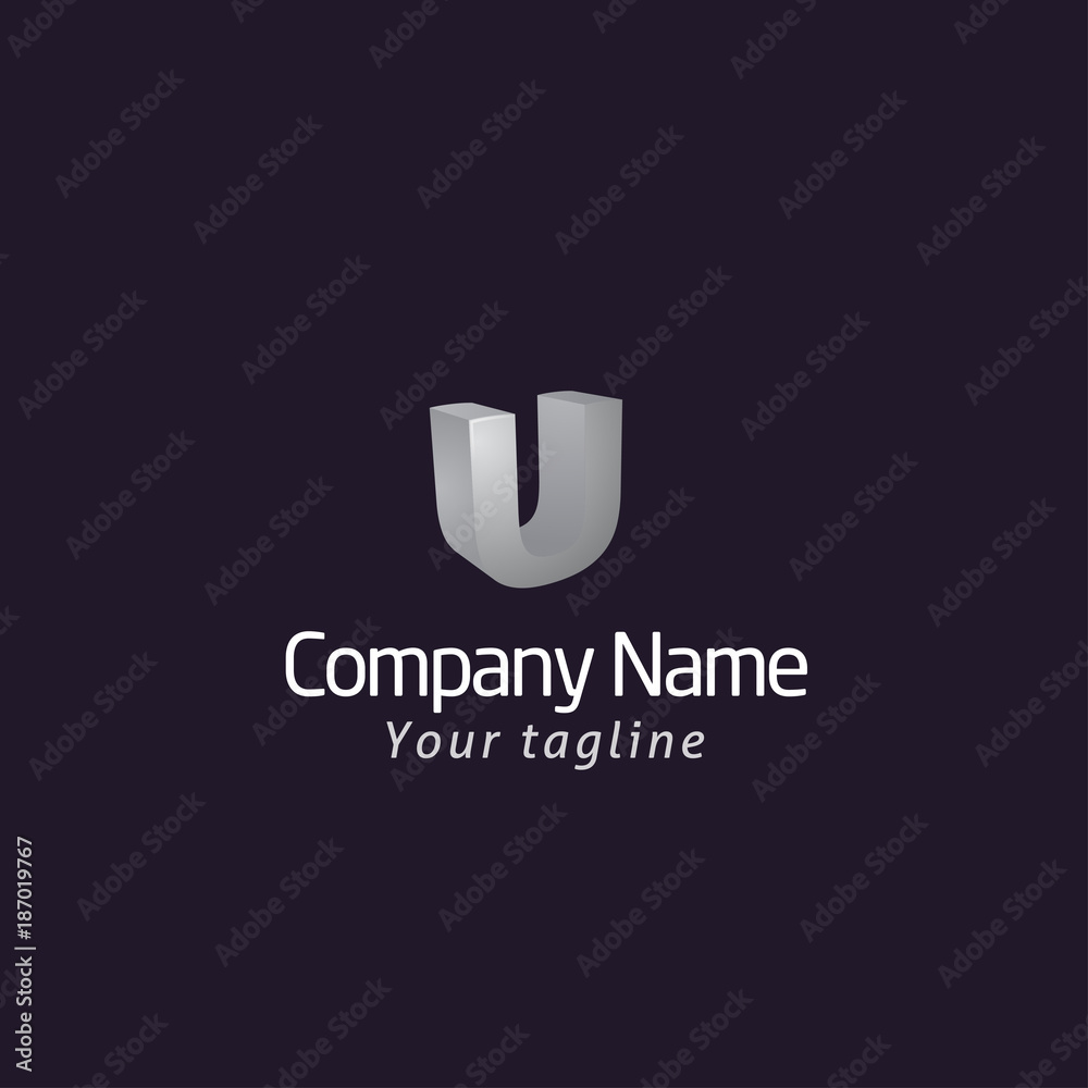 U LETTER LOGO TEMPLATE U LETTER LOGO TEMPLATE